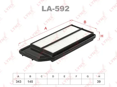 LYNX LA592 Воздушный фильтр