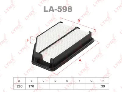 LYNX LA598 Воздушный фильтр