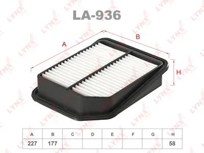 LYNX LA936 Воздушный фильтр