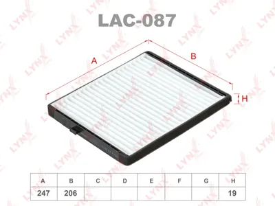 LYNX LAC087 Фильтр салона