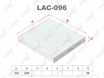 LYNX LAC096 Фильтр салона