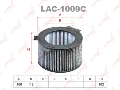 LYNX LAC1009C Фильтр салона VW T4 1.9DTD2.4D2.5TDi 94>