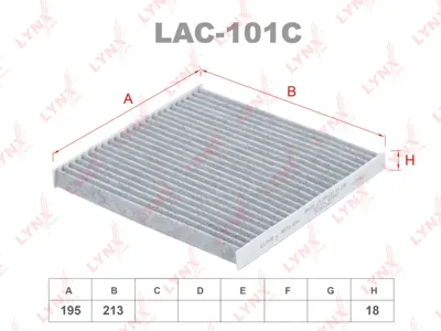 LYNX LAC101C Фильтр салона угольный