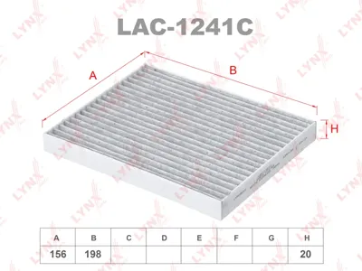 LYNX LAC1241C Фильтр салона угольный