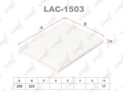 LYNX LAC1503 Фильтр салона