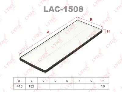 LYNX LAC1508 Фильтр салона