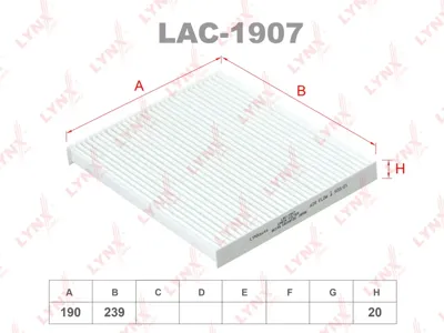 LYNX LAC1907 Фильтр салона