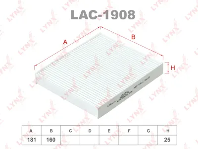 LYNX LAC1908 Фильтр салона