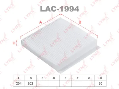 LYNX LAC1994 Фильтр салона TANK 300 (21-)