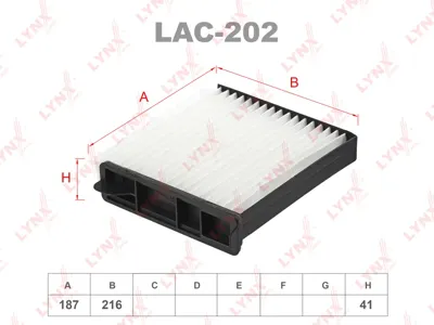 LYNX LAC202 Фильтр салона