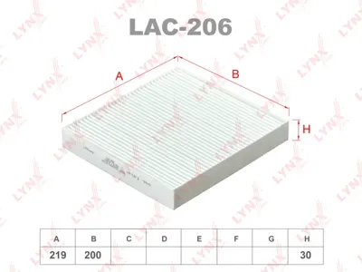LYNX LAC206 Фильтр салона