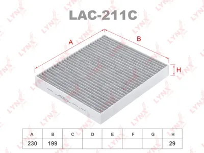 LYNX LAC211C Фильтр салона угольный