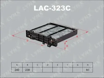 LYNX LAC323C Фильтр салона угольный