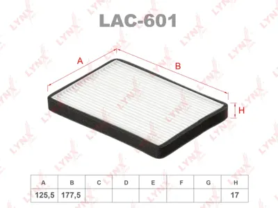 LYNX LAC601 Фильтр салона