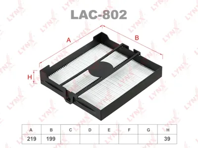 LYNX LAC802 Фильтр салона