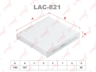 LYNX LAC821 Фильтр салона