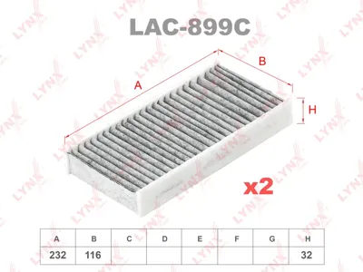 LYNX LAC899C Фильтр салона BMW 2(F45)