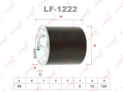 LYNX LF1222 Фильтр топливный