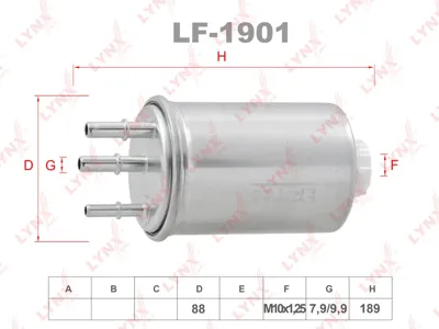 LYNX LF1901 Фильтр топливный