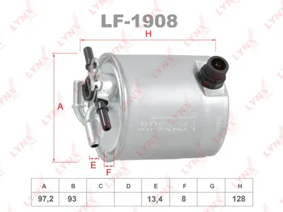 LYNX LF1908 Фильтр топливный