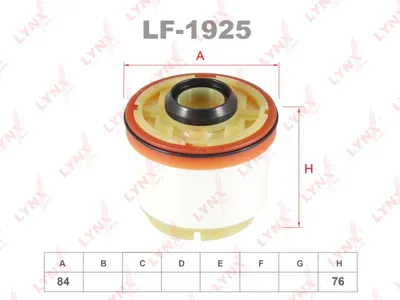 LYNX LF1925 Фильтр топливный