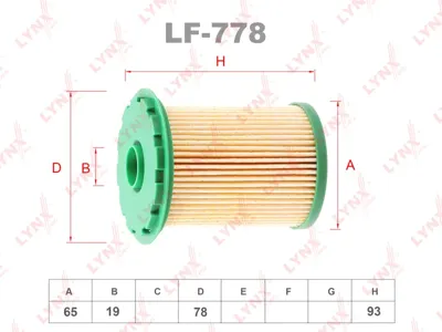 LYNX LF778 Фильтр топливный