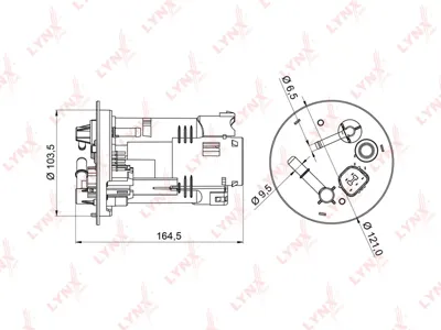 LYNX LF970M Фильтр топливный