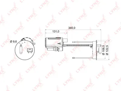 LYNX LF976M Фильтр топливный