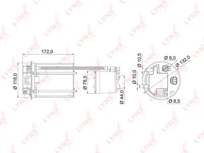 LYNX LF985M Фильтр топливный