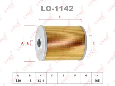 LYNX LO1142 Фильтр масляный (картридж)