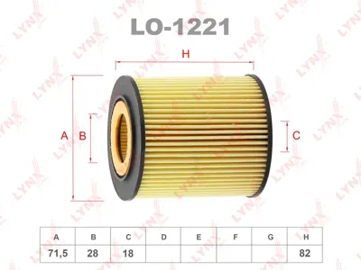 LYNX LO1221 Фильтр масляный