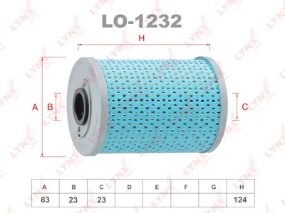 LYNX LO1232 Фильтр масляный