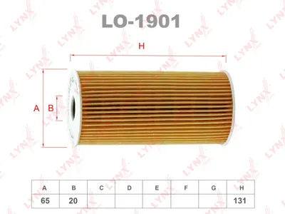 LYNX LO1901 Фильтр масляный