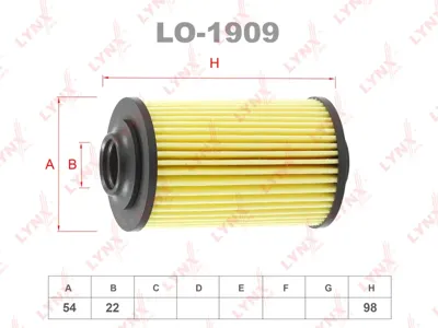 LYNX LO1909 Фильтр масляный