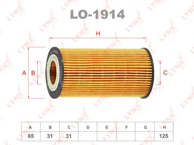 LYNX LO1914 Фильтр масляный