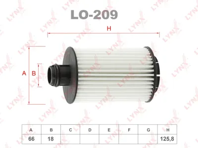 LYNX LO209 Фильтр масляный