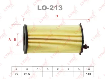 LYNX LO213 Фильтр масляный