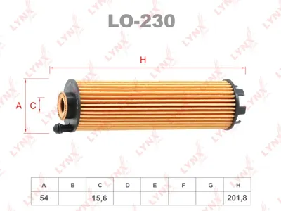 LYNX LO230 Фильтр масляный