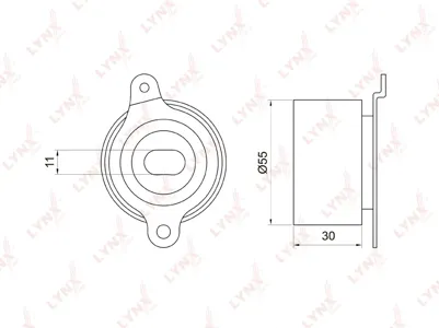 LYNX PB1017 Ролик натяжной ГРМ подходит для Honda Civic 1.6 91-01 CR-V I 2.0 95-02 PB-1017