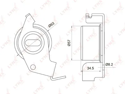 LYNX PB1040 Ролик ГРМ Mitsubishi Carisma ,Colt,Lancer (1.61.8) натяжителя