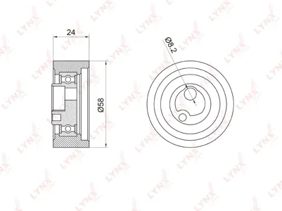 LYNX PB1059 Ролик натяжной ГРМ