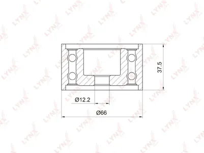 LYNX PB3037 Ролик направляющий ГРМ Toyota Land Cruiser (100 200) 4.7 98> Lexus GS400-430 97-11 GX470 01-09