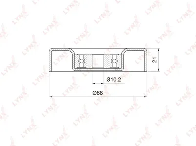 LYNX PB7034 Ролик направляющий приводной Toyota Yaris 1.0 99-05 Daihatsu Atrai 1.3 00> Materia 1.3 06> Si