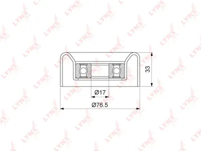 LYNX PB7191 Ролик направляющий приводной Hyundai H-1Starex 2.5D 97> Porter 2.5D 03-04 Kia Sorento (JC) 2.5D