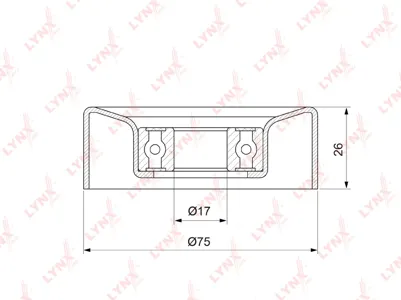 LYNX PB7226 Демпфер BMW 1 (F20),3 (F30) ремня приводного