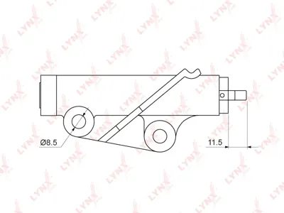 LYNX PT1028 Натяжитель гидравлический ГРМ Mitsubishi Carisma 1.8 95-06 Pajero Pinin 1.8-2.0 99-07 Space St