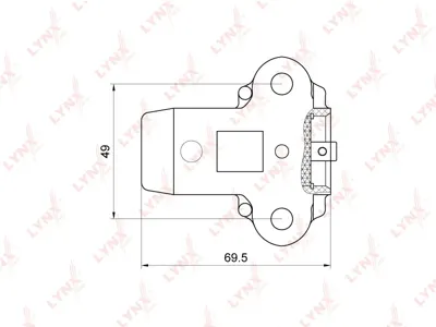 LYNX PT1029 Натяжитель ремня ГРМ