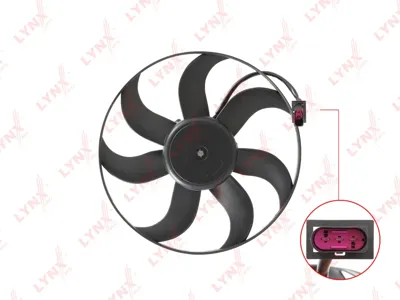 LYNX RF1194 Вентилятор VW Polo (02-) Skoda Fabia (99-) охлаждения радиатора