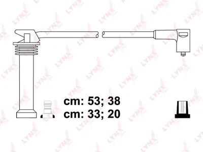 LYNX SPC3037 Комплект проводов высоковольтных Ford Mondeo III 1.8-2.0 16V 00-07