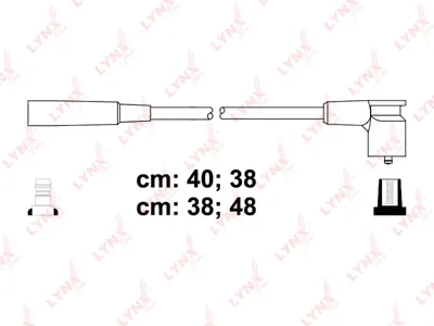 LYNX SPC4614 Комплект проводов высоковольтных Lada 212121213212142131Niva 86>